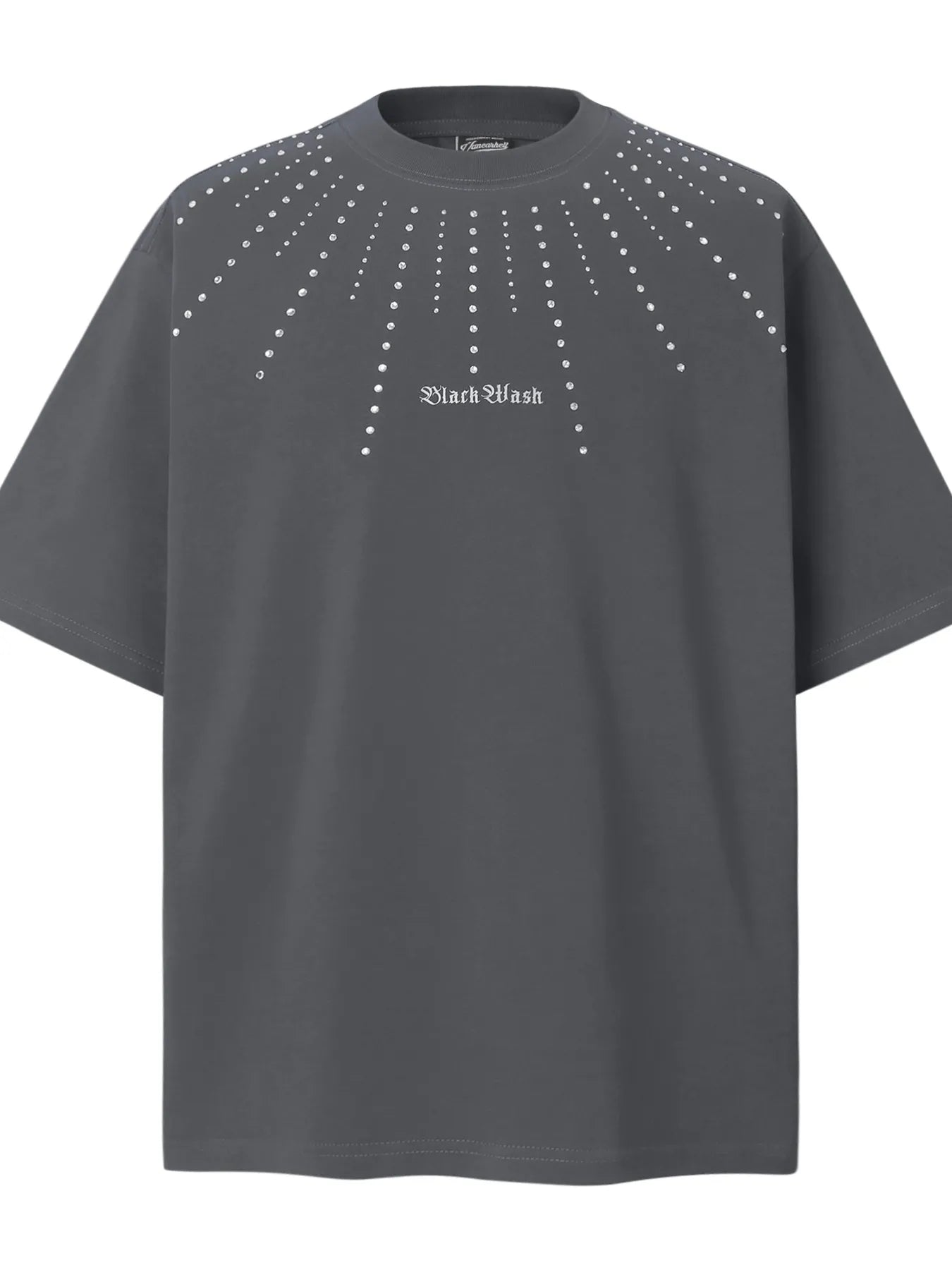 Men's Embellished Oversized Short Sleeve T-Shirt Trendsi