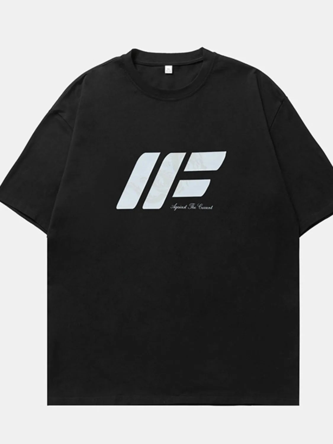 Men's Plus Size Round Neck Half Sleeve T-Shirt Trendsi