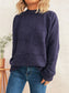 Round Neck Raglan Sleeve Sweater nicholesgifts