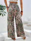 Women Printed Wide Leg Pants nicholesgifts