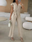 Surplice Wide Leg Belted Jumpsuit nicholesgifts
