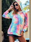 BiBi Tie Dye French Terry Hoodie with Kangaroo Pocket nicholesgifts