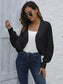 Bat Sleeve Open Front Short Cardigan nicholesgifts