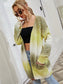 Angel Wings Full Size Gradient Open Front Cardigan nicholesgifts