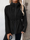 Ivy Lane Drawstring Zip Up Hooded Jacket nicholesgifts