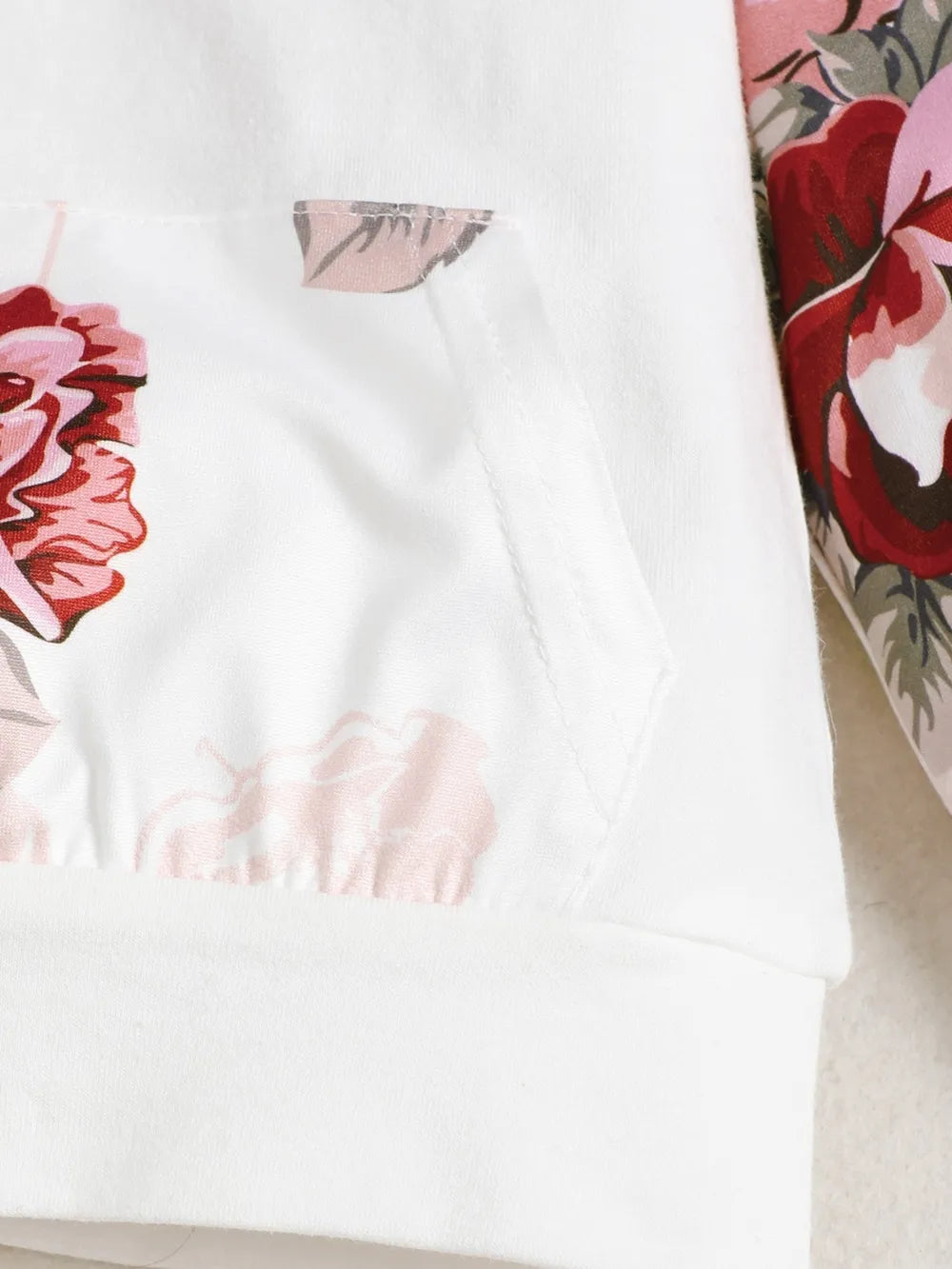 Children's Floral Top and Pants Set Trendsi