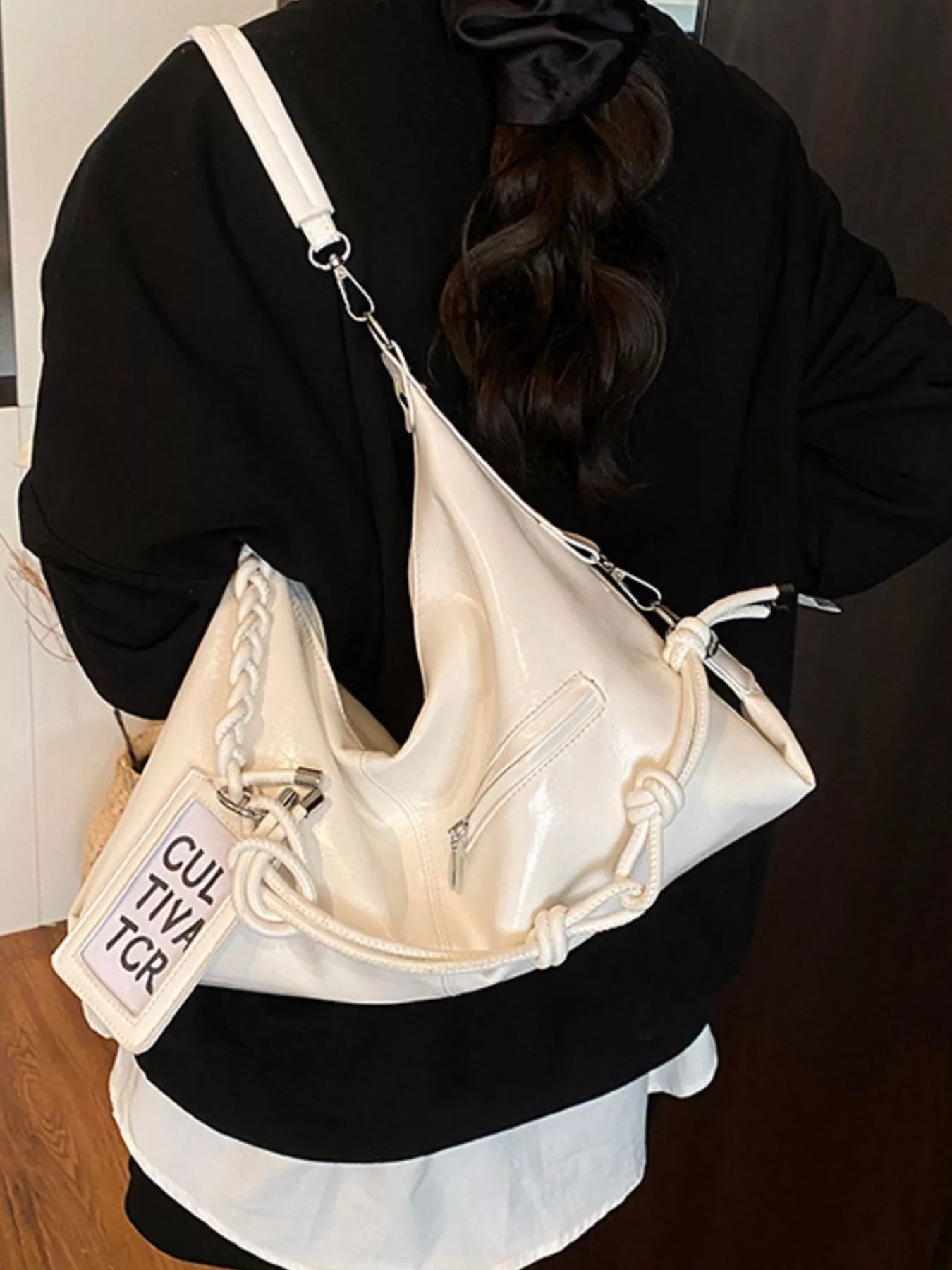 PU Leather Shoulder Bag nicholesgifts