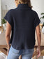 Turtleneck Side Decor Button Sweater Vest nicholesgifts