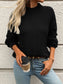 Mock Neck Long Sleeve Sweater nicholesgifts