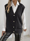 Button-Down Button Up Sweater Vest nicholesgifts