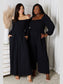 Double Take Square Neck Jumpsuit with Pockets nicholesgifts