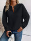 Notched Raglan Sleeve Sweatshirt nicholesgifts
