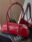 Retro Style Leather Shoulder Bag nicholesgifts