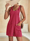 Full Size Scoop Neck Romper with Pockets nicholesgifts