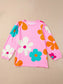 Printed Round Neck Top nicholesgifts