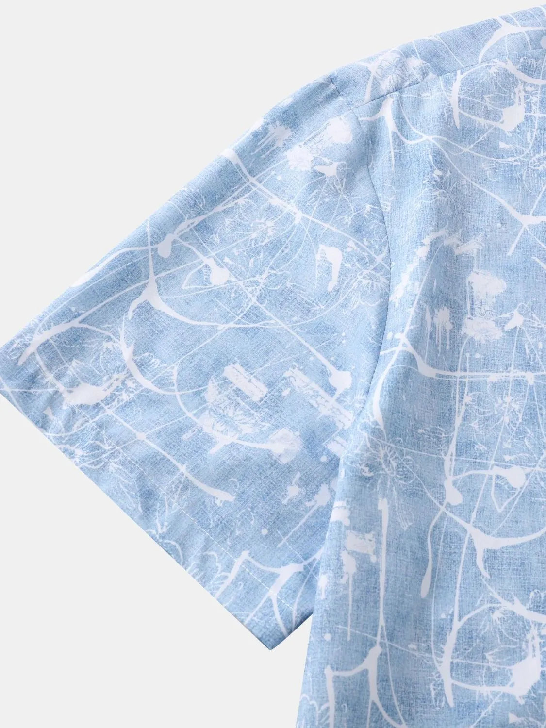 Men's Printed Short Sleeve Button Down Shirt NicholesGifts