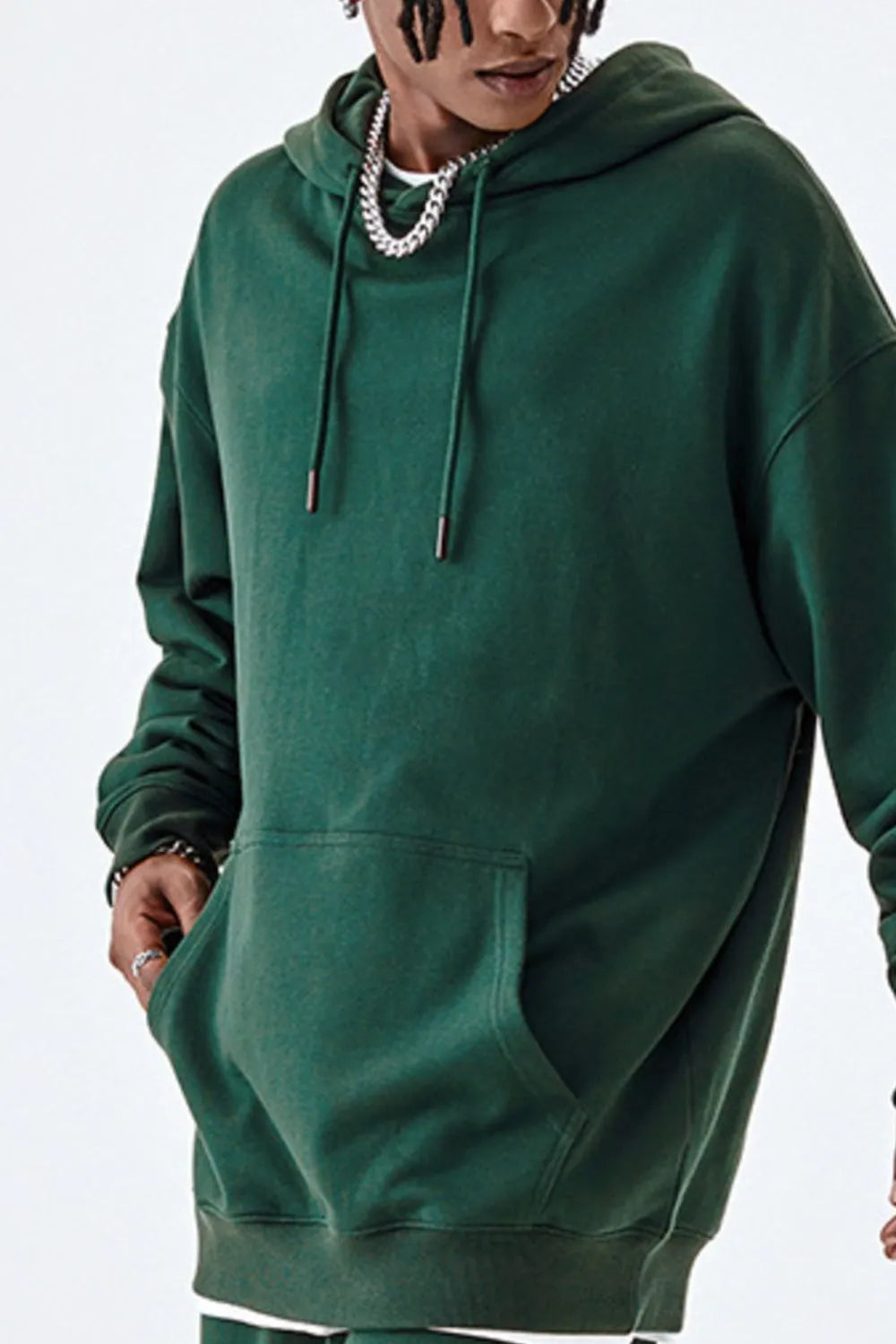 Men's Drawstring Kangaroo Pocket Hoodie NicholesGifts