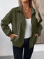 Ivy Lane Pocketed Zip Up Long Sleeve Jacket nicholesgifts