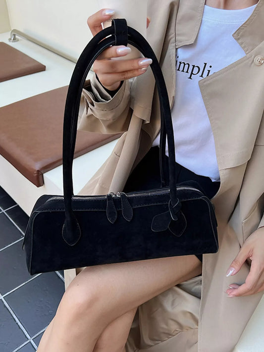 Solid Color Shoulder Bag nicholesgifts