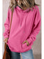 Women Drawstring Pocketed Long Sleeve Hoodie nicholesgifts