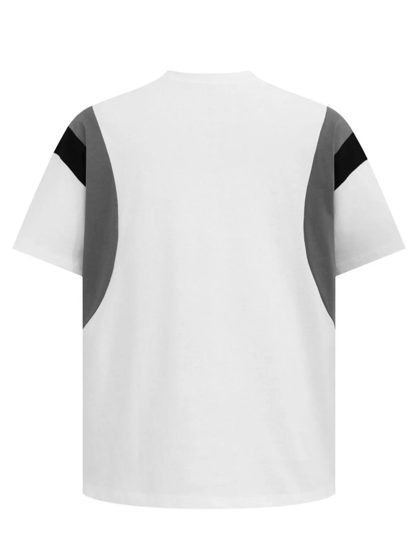 Men's Round Neck Color Block T-Shirt Trendsi