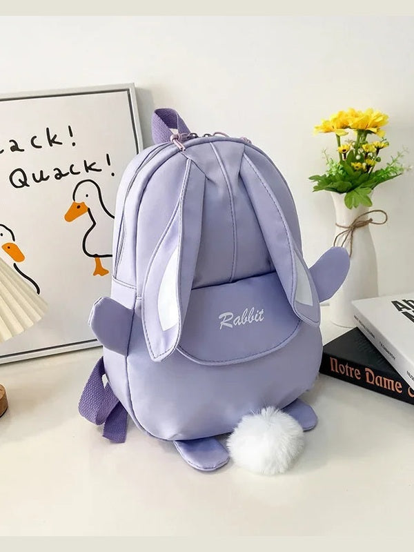 Adorable Bunny Ears Backpack for Girls - Perfect Kindergarten & School Bag for Kids