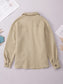 Button Down Collared Jacket nicholesgifts