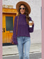 Turtleneck Cable-Knit Long Sleeve Sweater nicholesgifts