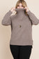 Plus Size High Quality Buttery Soft Solid Knit Turtleneck Two Tone High Low Hem Sweater nicholesgifts