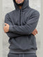 Men Gray Colored Fleece Pullover Hoodie nicholesgifts