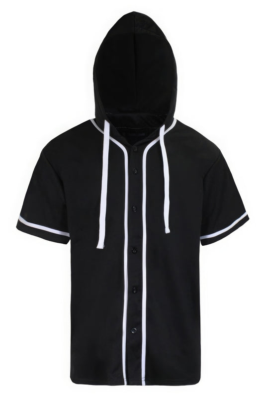 Men Hooded Baseball Jersey nicholesgifts