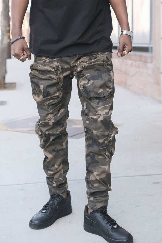 NicholesGifts Men's Camouflage Tactical Jogger Pants NicholesGifts