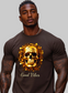 Men Smiling Skeleton Good Vibes Crewneck T-Shirt