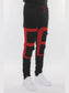 Men Color Block Cargo Track Pant nicholesgifts