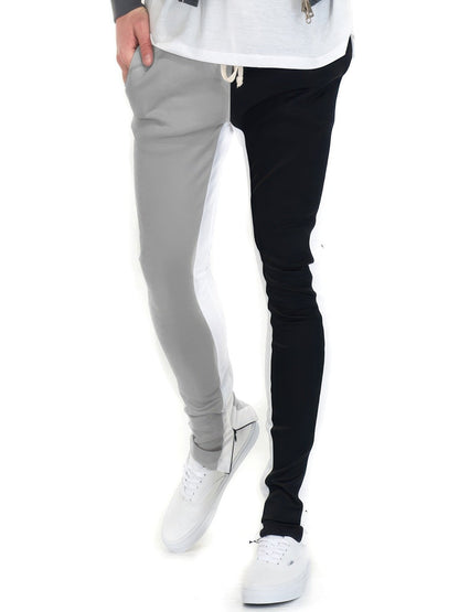 Men Two Tone Color Block Track Pant Jogger nicholesgifts