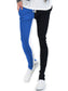 Men Two Tone Color Block Track Pant Jogger nicholesgifts
