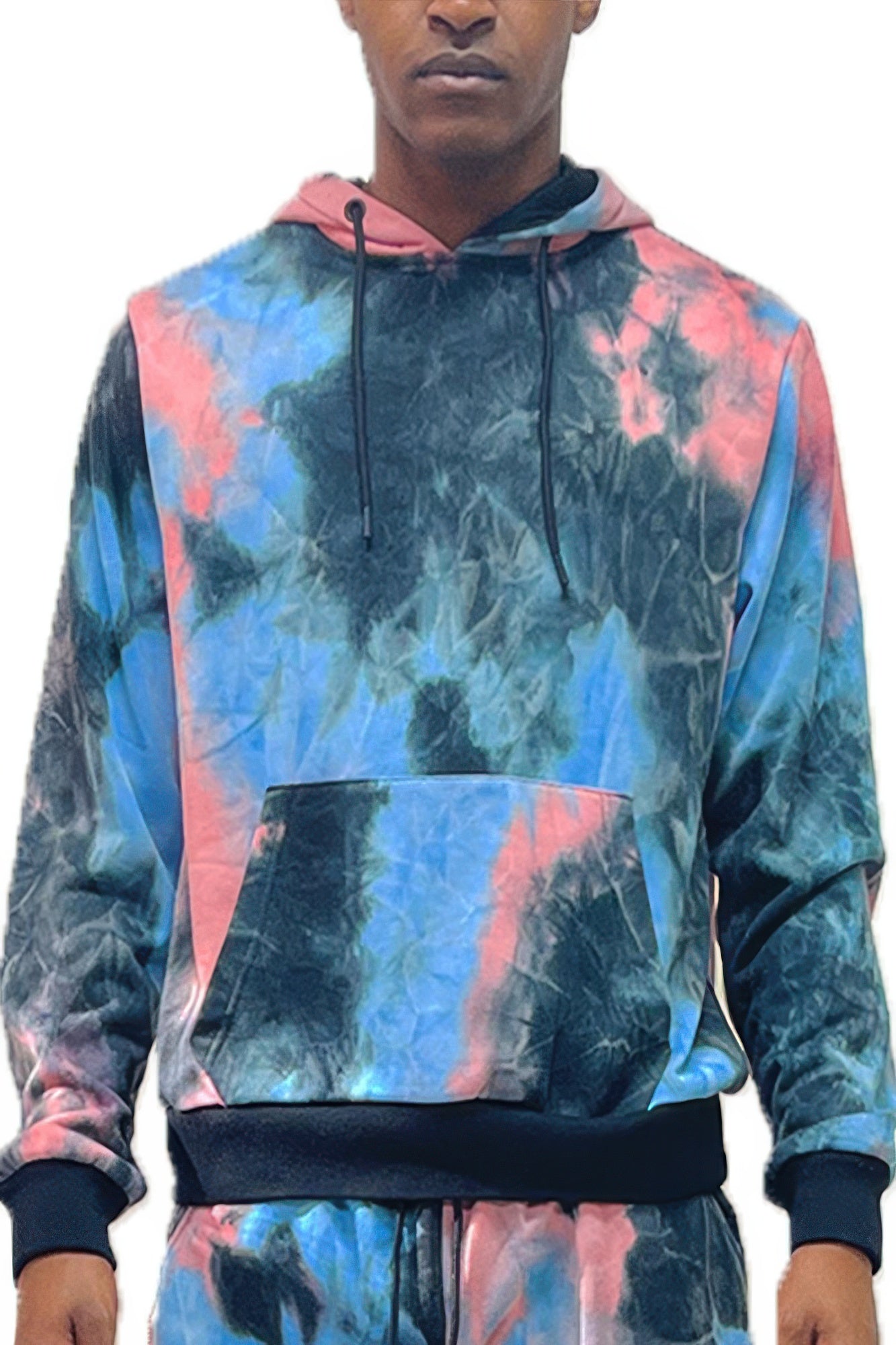 NicholesGifts Men Cotton Tie Dye Hoodie NicholesGifts