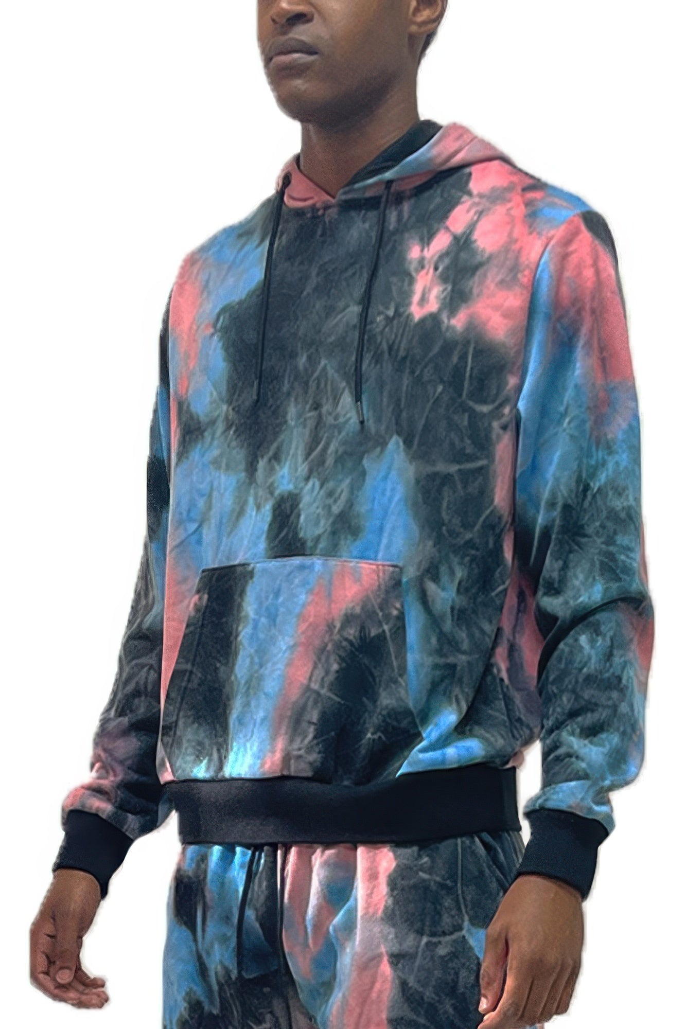 NicholesGifts Men Cotton Tie Dye Hoodie NicholesGifts
