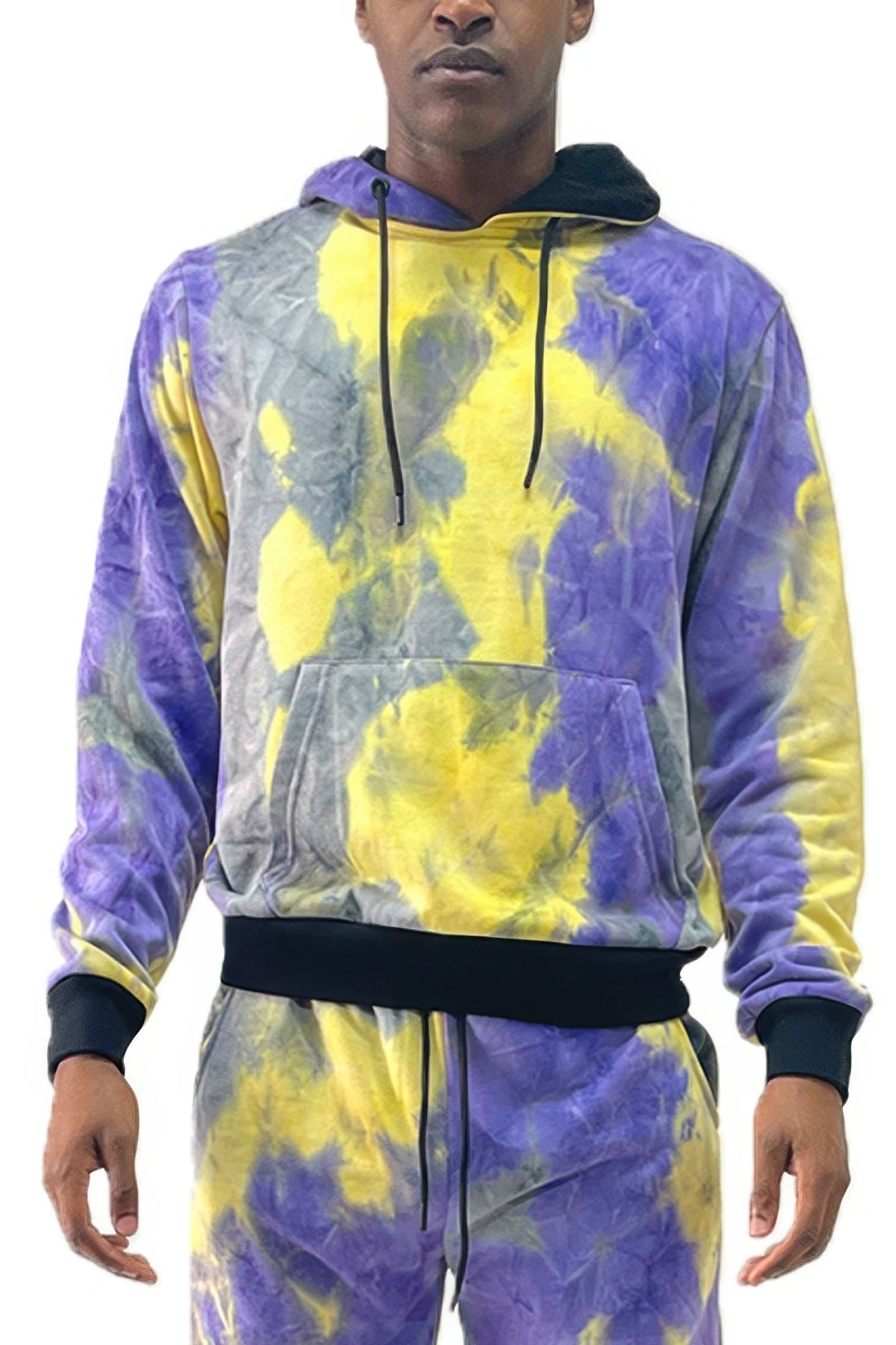NicholesGifts Men Cotton Tie Dye Hoodie NicholesGifts