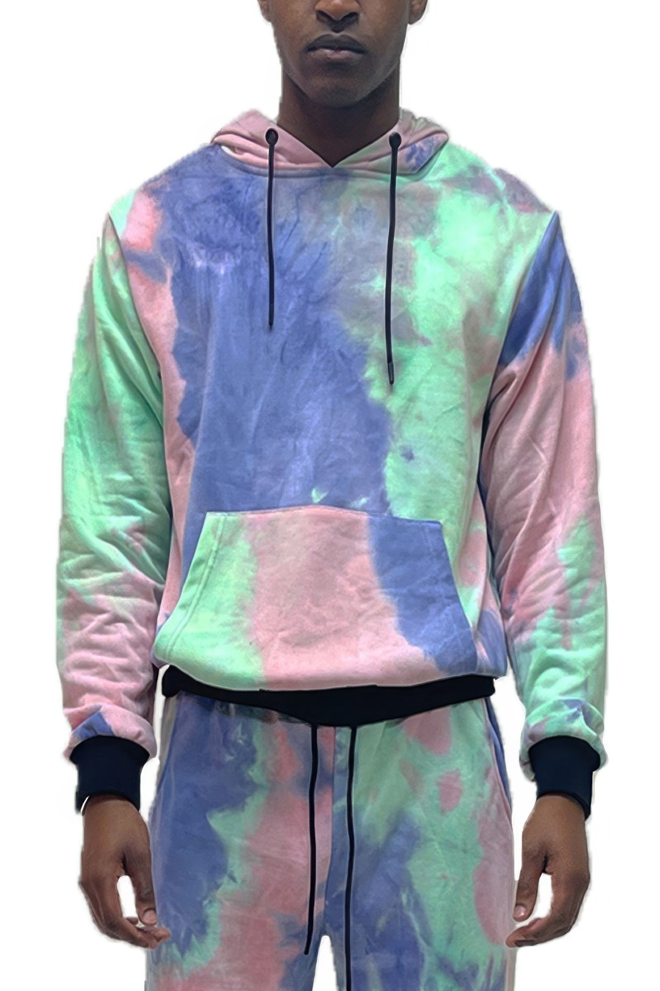 NicholesGifts Men Cotton Tie Dye Hoodie NicholesGifts