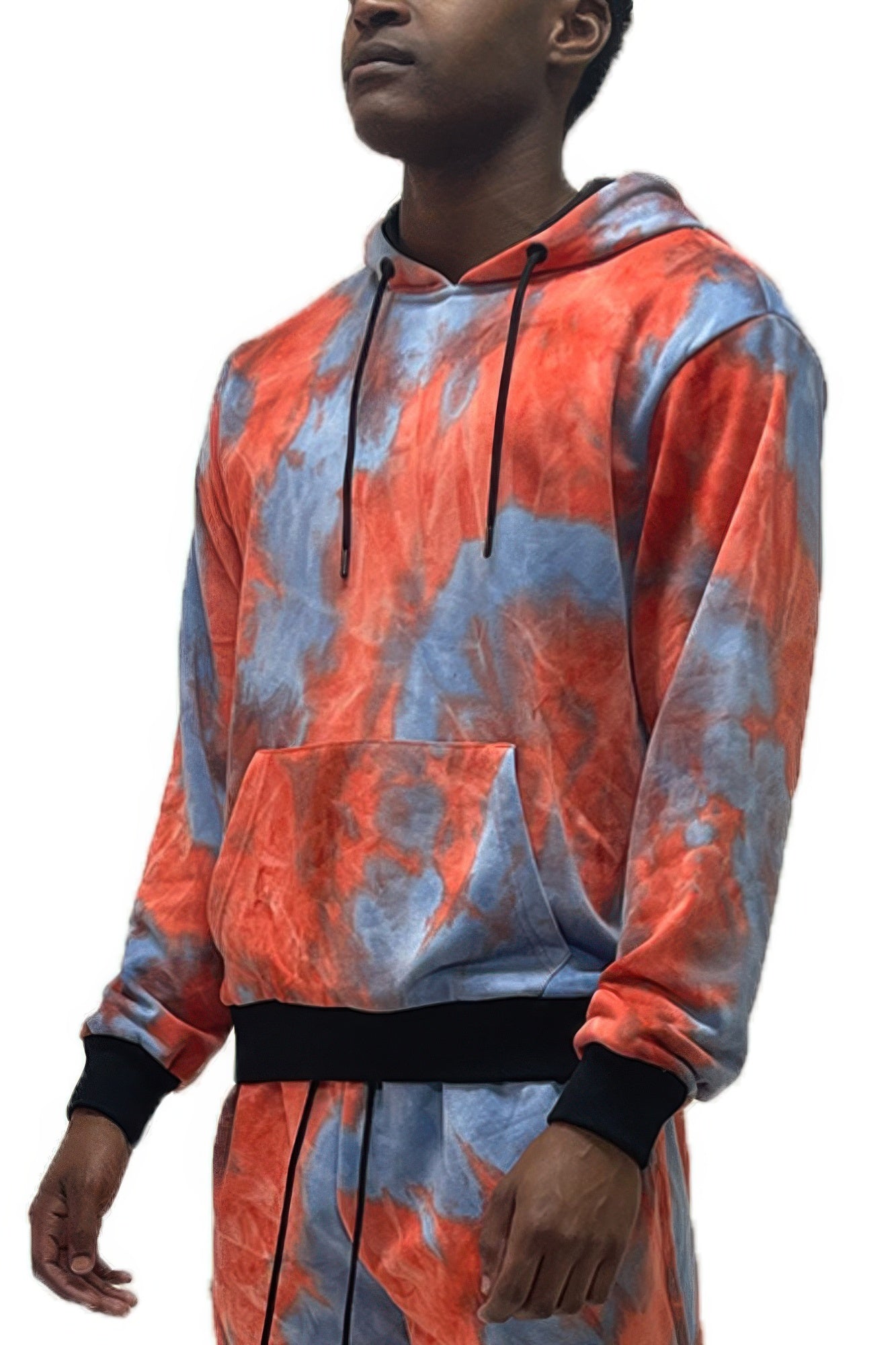 NicholesGifts Men Cotton Tie Dye Hoodie NicholesGifts