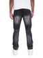 Men Distressed Denim Checkered Tape Jeans nicholesgifts