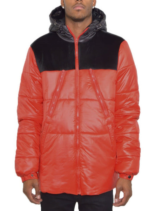Mens Padded Puffer Jacket NicholesGifts