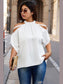 Plus Size Women Halter Open Shoulder Bat Sleeves Loose Top nicholesgifts