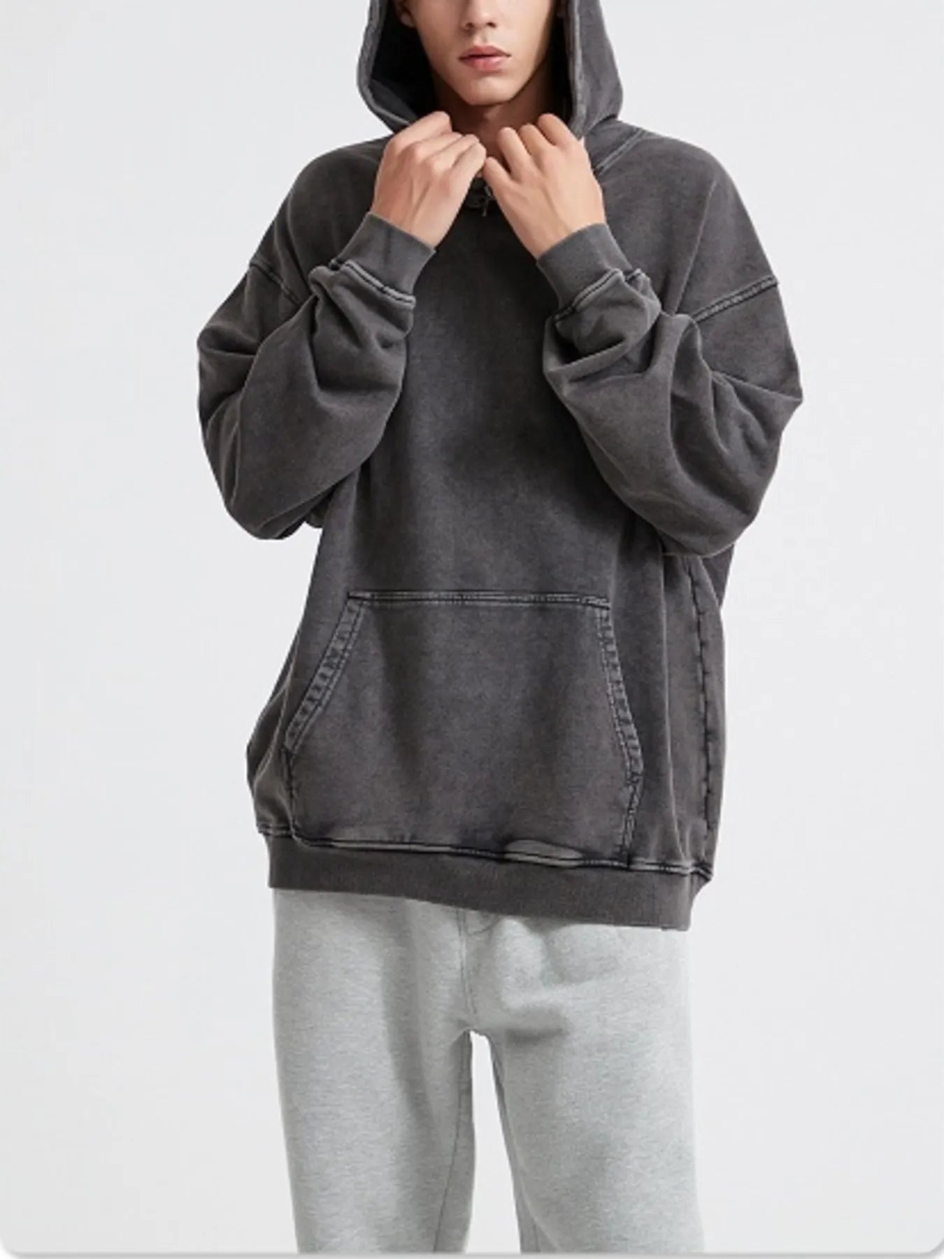 Men's Kangaroo Pocket Long Sleeve Hoodie NicholesGifts