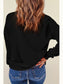 Sequin Santa Patch Round Neck Sweatshirt nicholesgifts
