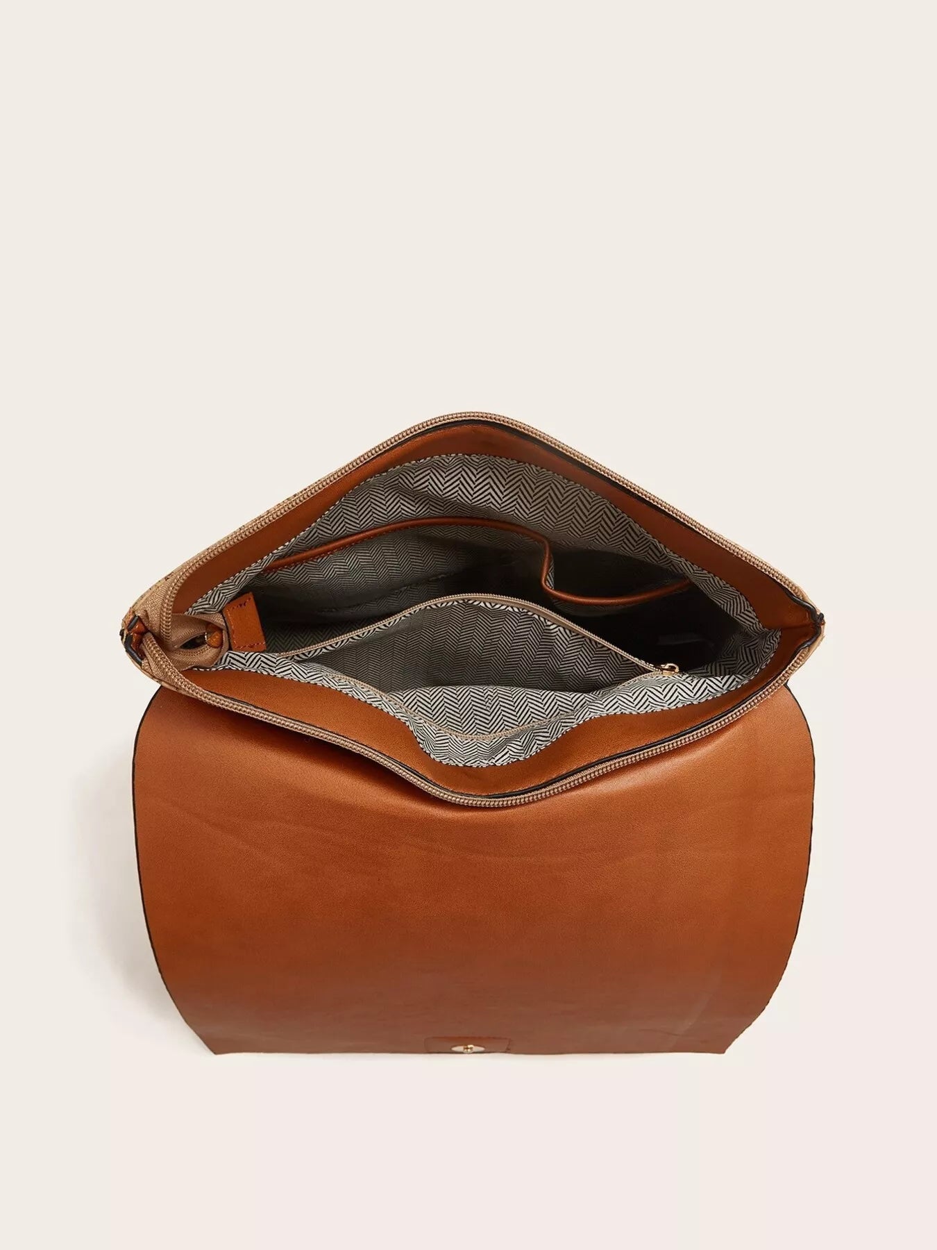 Vintage Bark Print Flap Backpack nicholesgifts