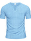 Men's Full Size Notched Short Sleeve T-Shirt Plus Size nicholesgifts