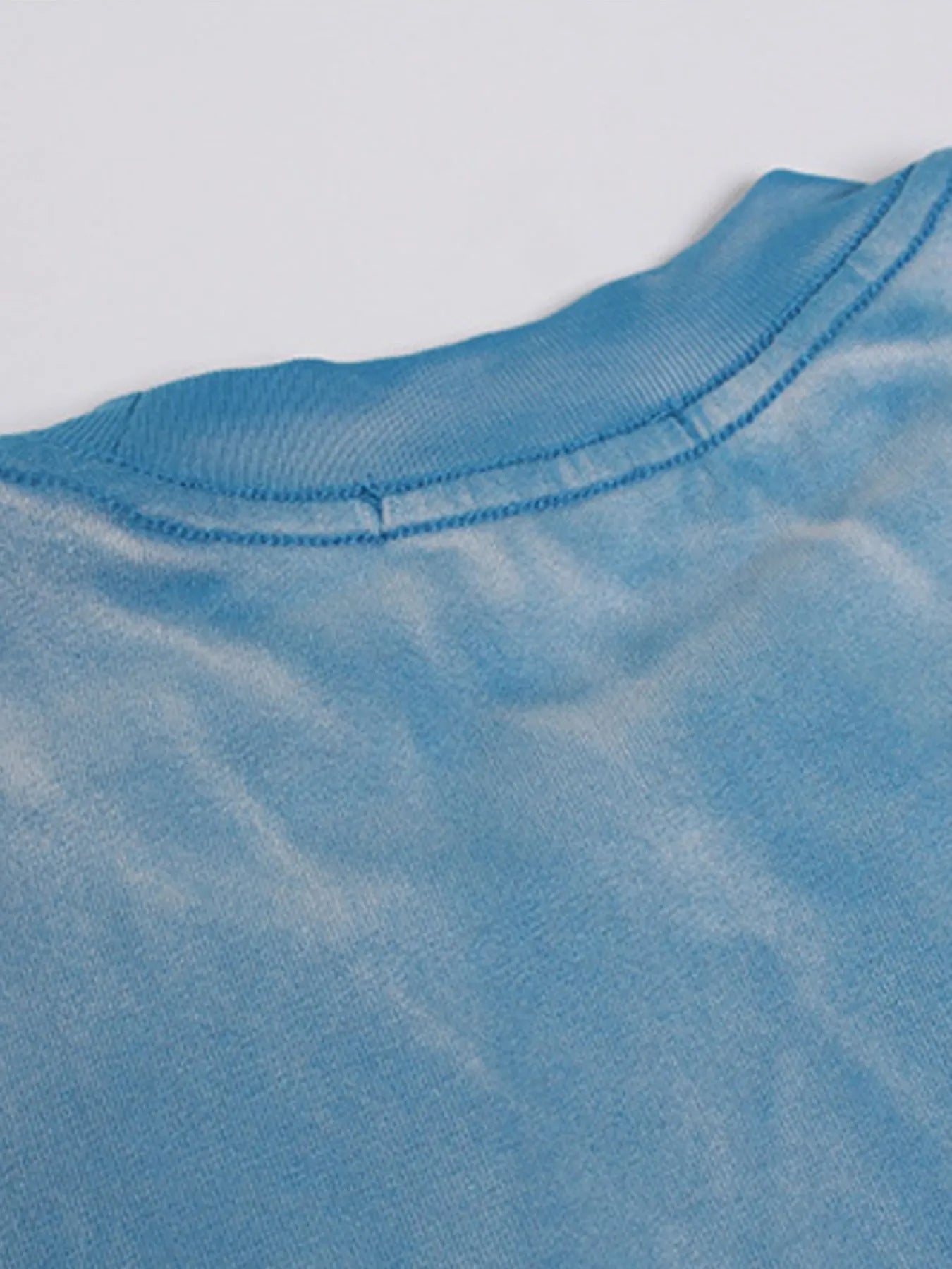 Men's Letter Round Neck Short Sleeve T-Shirt Trendsi