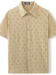 Men's Plus Size Button Down Short Sleeve Shirt nicholesgifts